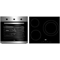 Beko Conjunto BSE22120X Horno+Placa INOX Aq- Negro